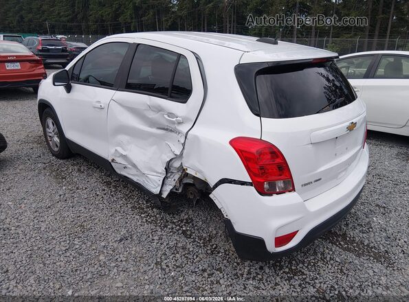 KL7CJNSBXHB237582 2017 CHEVROLET TRAX White Tył lewy