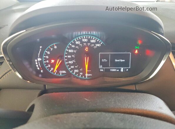 KL7CJNSM2MB368386 2021 CHEVROLET TRAX Blue Instrument cluster view