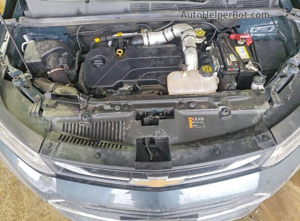 KL7CJNSM2MB368386 2021 CHEVROLET TRAX Blue Engine compartment view