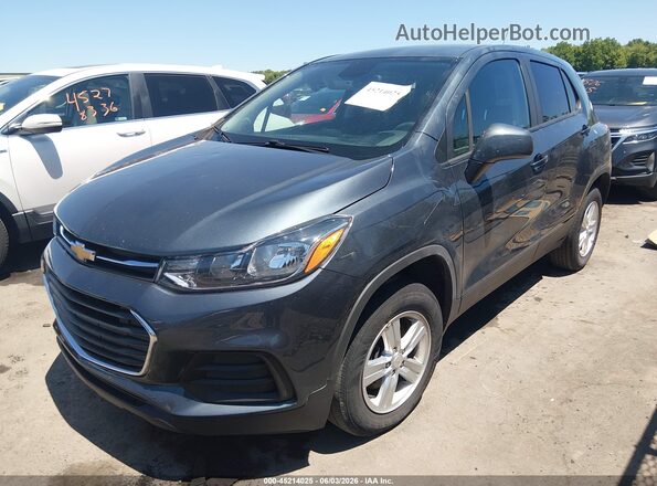 KL7CJNSM2NB542331 2022 CHEVROLET TRAX Gray წინა მარცხენა ხედი სამი მეოთხედიდან