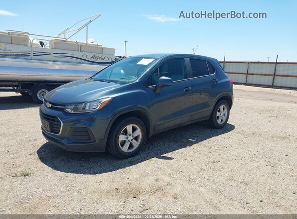 KL7CJNSM4NB512103 2022 CHEVROLET TRAX Blue წინა მარცხენა ხედი სამი მეოთხედიდან