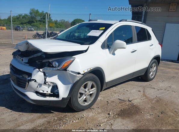 KL7CJPSB0KB917946 2019 CHEVROLET TRAX White Vista tres cuartos delantera izquierda