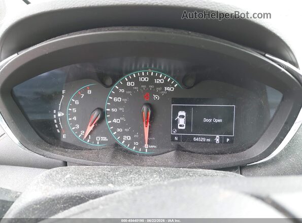 KL7CJPSB1KB887887 2019 CHEVROLET TRAX Silver უკანა სავარძლების ხედი