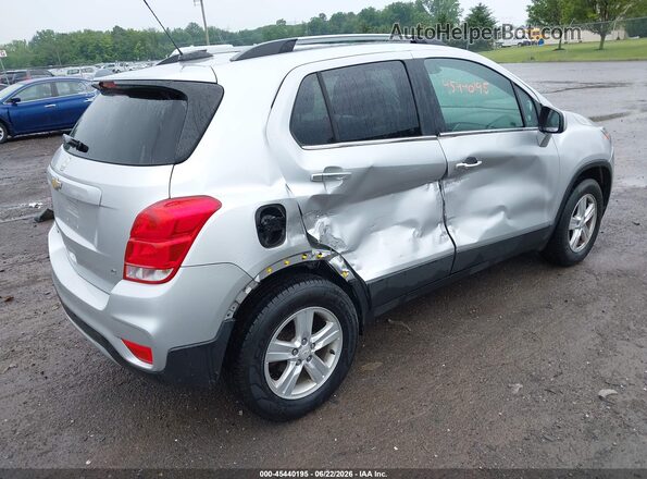 KL7CJPSB1KB887887 2019 CHEVROLET TRAX Silver უკანა მარჯვენა