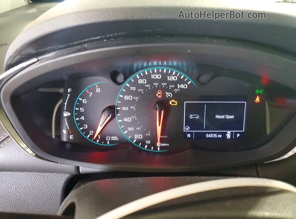 KL7CJPSB1LB062837 2020 CHEVROLET TRAX White ხელსაწყოთა პანელის ხედი