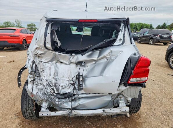 KL7CJPSB2HB197607 2017 CHEVROLET TRAX Silver უკანა ხედი