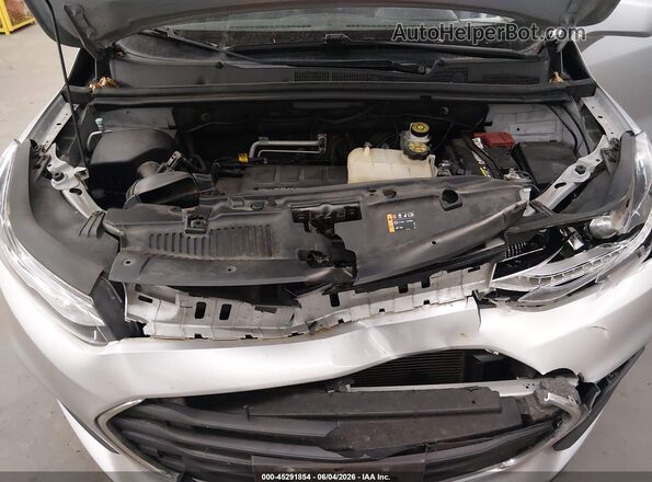 KL7CJPSB3KB872758 2019 CHEVROLET TRAX Серебряный Вид сзади