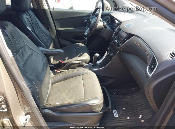 KL7CJPSB3LB351346 2020 CHEVROLET TRAX Gray Widok wnętrza z przodu