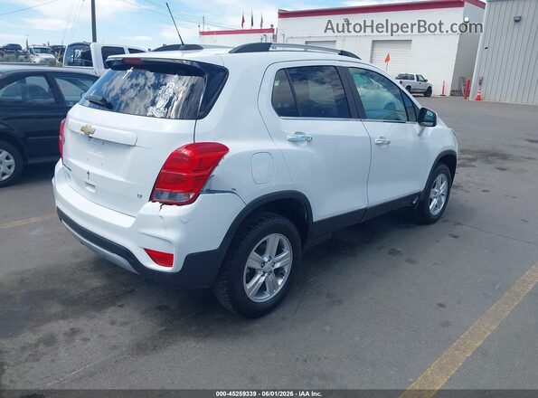 KL7CJPSB4JB669201 2018 CHEVROLET TRAX White Trasero derecho