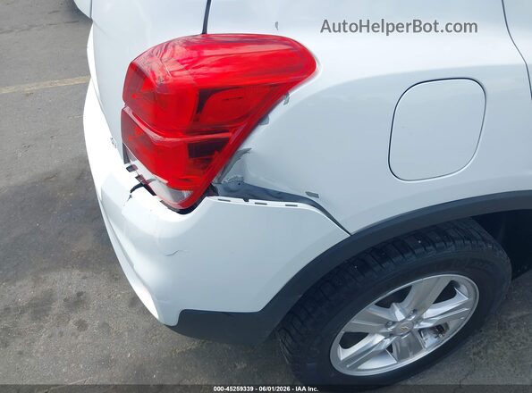 KL7CJPSB4JB669201 2018 CHEVROLET TRAX White 