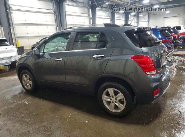 KL7CJPSB4JB672227 2018 CHEVROLET TRAX Gray Trasero izquierdo