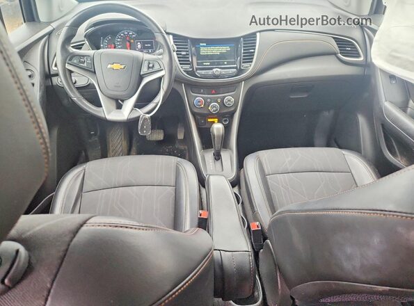 KL7CJPSB7KB833154 2019 CHEVROLET TRAX White Առջևի վահանակի տեսք