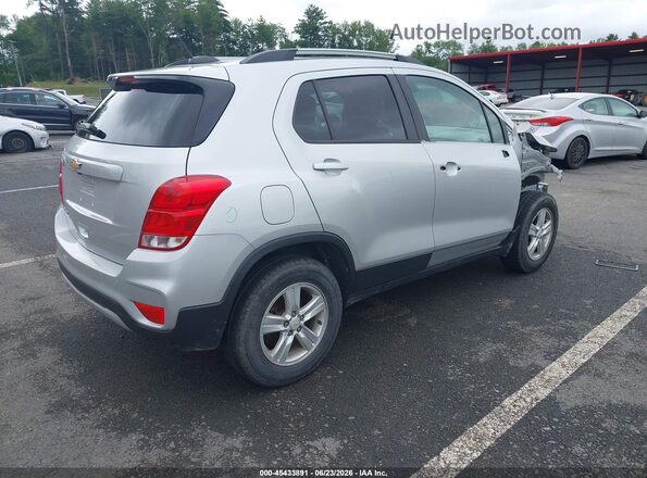 KL7CJPSB7MB323034 2021 CHEVROLET TRAX Silver Trasero derecho