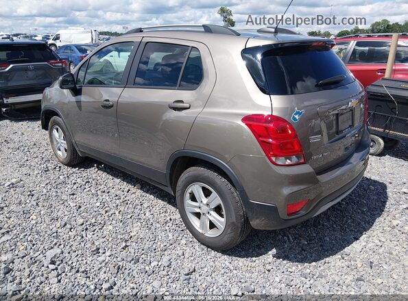 KL7CJPSB7MB351870 2021 CHEVROLET TRAX Champagne Задняя левая четверть