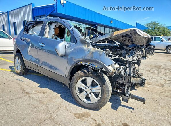 KL7CJPSB8KB809977 2019 CHEVROLET TRAX Gray Front right