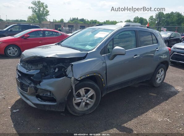 KL7CJPSB8KB878796 2019 CHEVROLET TRAX Gray Front left