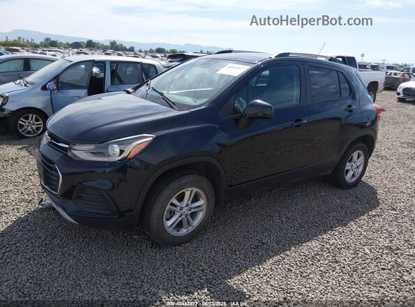 KL7CJPSB8MB344071 2021 CHEVROLET TRAX Черный Передняя левая четверть