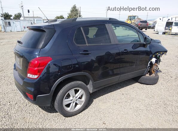 KL7CJPSB8MB344071 2021 CHEVROLET TRAX Черный Задняя правая четверть