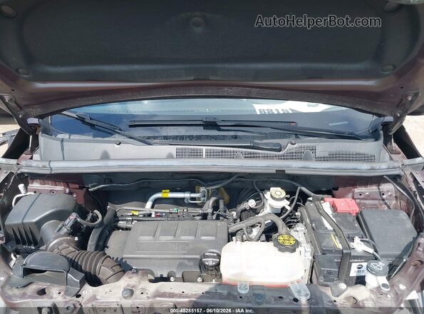 KL7CJPSB9MB340725 2021 CHEVROLET TRAX Burgundy უკანა ხედი