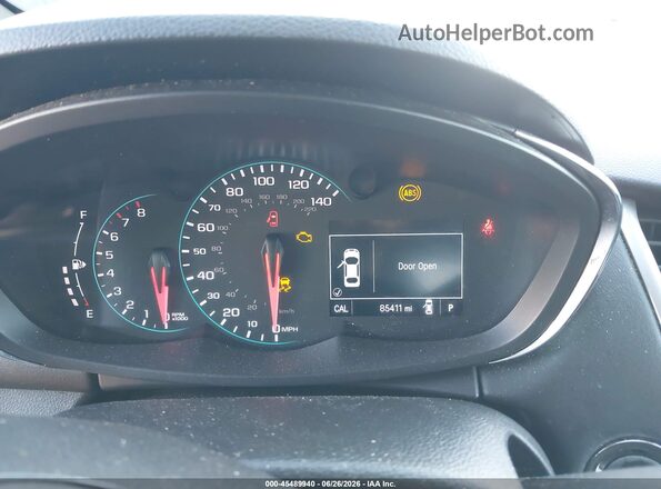 KL7CJPSBXLB345768 2020 CHEVROLET TRAX Gray უკანა სავარძლების ხედი