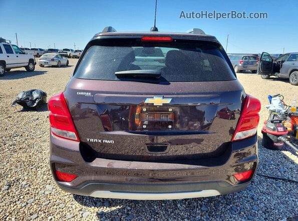 KL7CJPSM0NB546907 2022 CHEVROLET TRAX Burgundy Widok z tyłu
