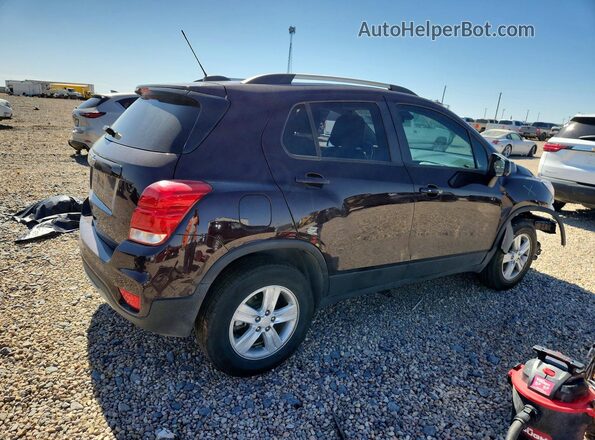 KL7CJPSM0NB546907 2022 CHEVROLET TRAX Burgundy Tył prawy