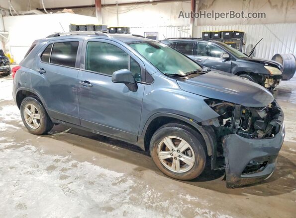 KL7CJPSM1NB562162 2022 CHEVROLET TRAX Charcoal Front right