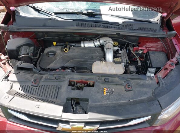 KL7CJPSM4MB370717 2021 CHEVROLET TRAX Red Widok z tyłu