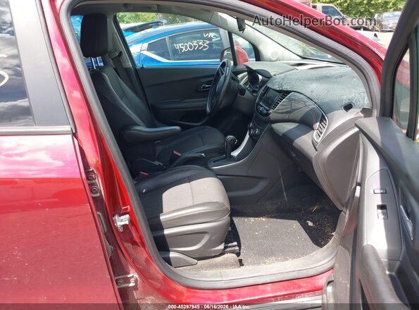 KL7CJPSM4MB370717 2021 CHEVROLET TRAX Red Widok wnętrza z przodu