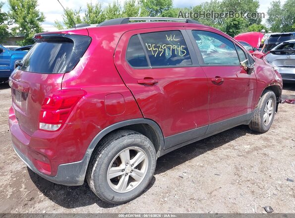 KL7CJPSM4MB370717 2021 CHEVROLET TRAX Red Tył prawy