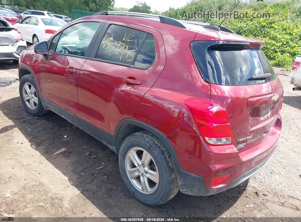 KL7CJPSM4MB370717 2021 CHEVROLET TRAX Red Tył lewy
