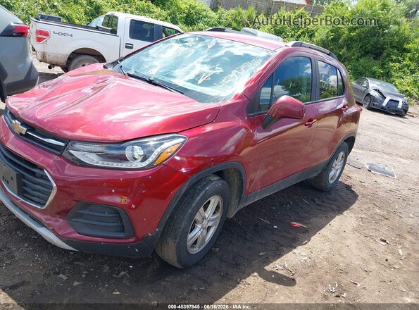KL7CJPSM4MB370717 2021 CHEVROLET TRAX Red Przód lewy