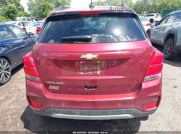 KL7CJPSM4MB370717 2021 CHEVROLET TRAX Red 