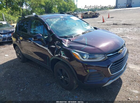KL7CJPSM4NB515093 2022 CHEVROLET TRAX Maroon Widok z przodu