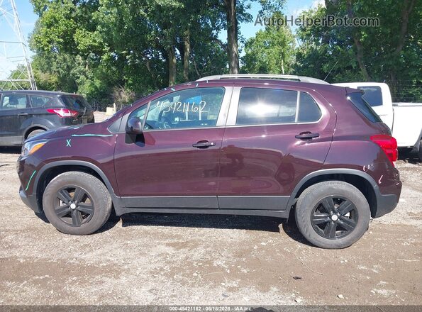 KL7CJPSM4NB515093 2022 CHEVROLET TRAX Maroon Widok wnętrza 360 stopni