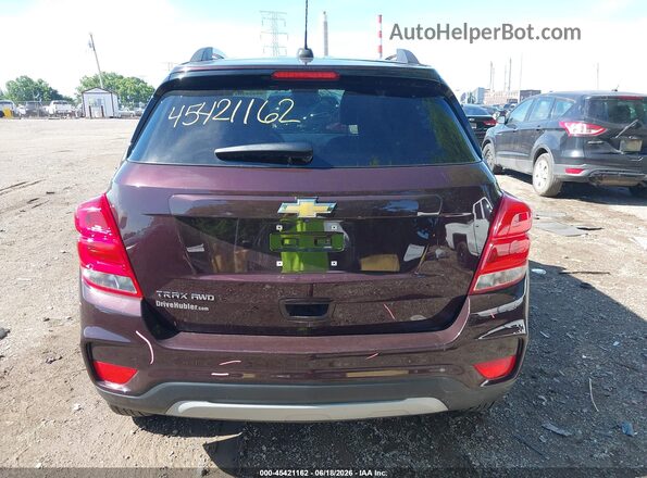 KL7CJPSM4NB515093 2022 CHEVROLET TRAX Maroon 