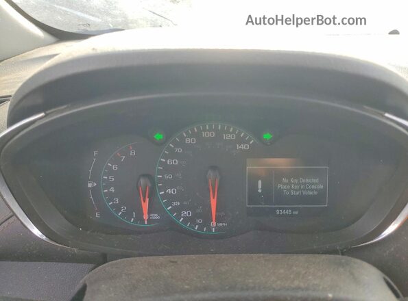 KL7CJPSM4NB521329 2022 CHEVROLET TRAX Blue Вид щитка приладів