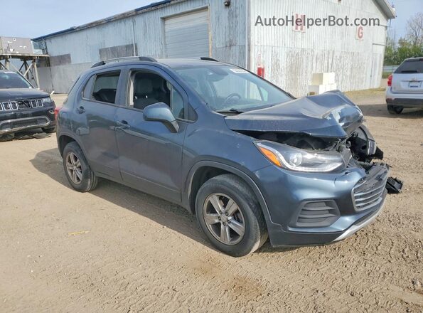 KL7CJPSM4NB521329 2022 CHEVROLET TRAX Blue Передня права чверть