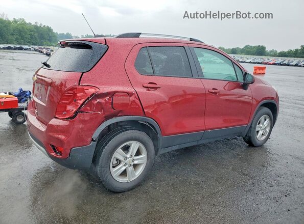 KL7CJPSM4NB548093 2022 CHEVROLET TRAX Red უკანა მარჯვენა
