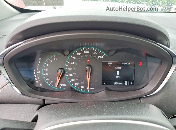 KL7CJPSM4NB548093 2022 CHEVROLET TRAX Red ხელსაწყოთა პანელის ხედი