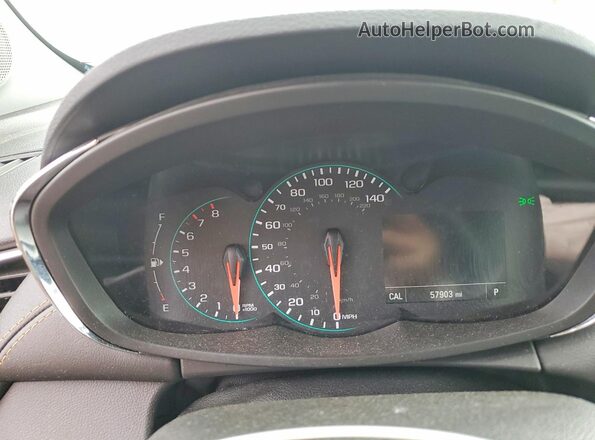 KL7CJPSM4NB560826 2022 CHEVROLET TRAX Blue Սարքավորումների վահանակի տեսք