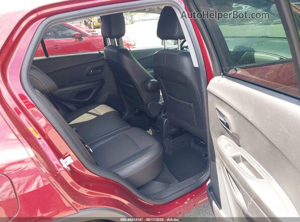 KL7CJPSM6NB529206 2022 CHEVROLET TRAX Red VIN sticker view