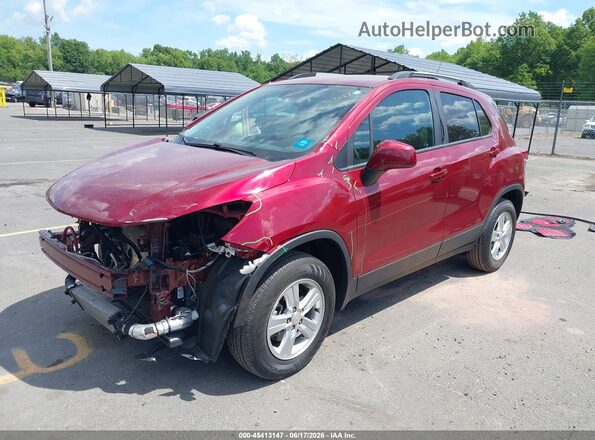 KL7CJPSM6NB529206 2022 CHEVROLET TRAX Red Front left