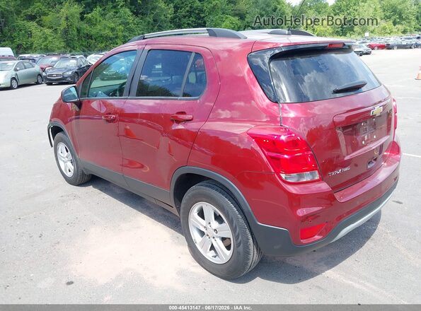 KL7CJPSM6NB529206 2022 CHEVROLET TRAX Red Rear left