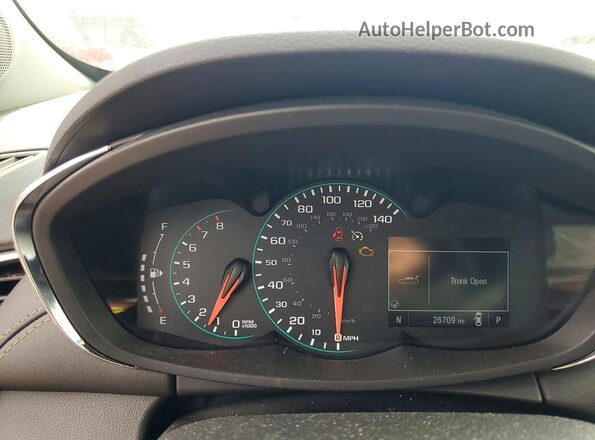 KL7CJPSM6NB546961 2022 CHEVROLET TRAX White Widok zestawu wskaźników