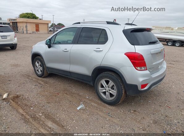 KL7CJPSM7NB558861 2022 CHEVROLET TRAX Silver Trasero izquierdo