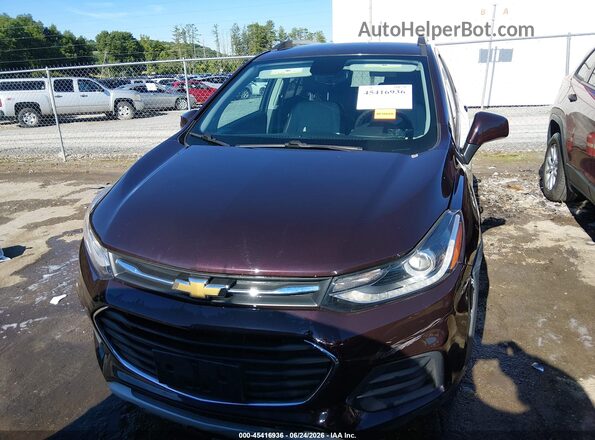 KL7CJPSM9MB371149 2021 CHEVROLET TRAX Purple Vista del cuadro de instrumentos