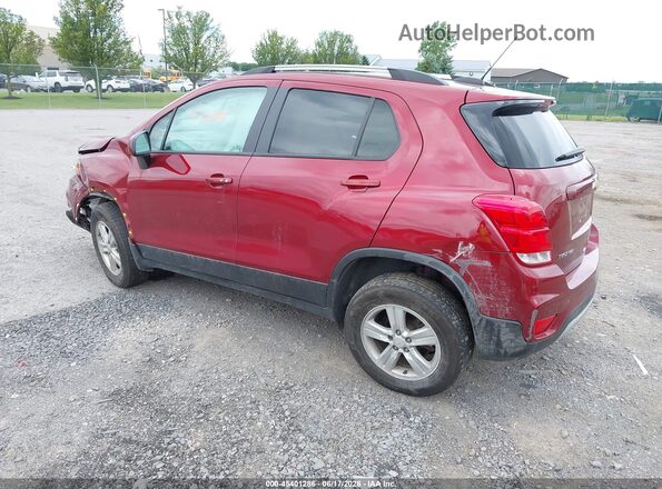 KL7CJPSM9NB515073 2022 CHEVROLET TRAX Red Задня ліва чверть