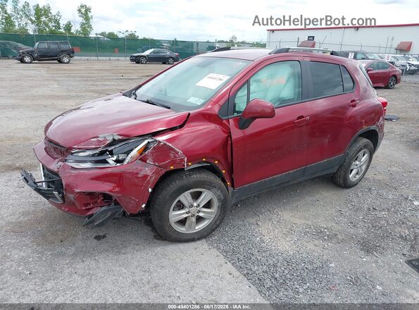 KL7CJPSM9NB515073 2022 CHEVROLET TRAX Red Передня ліва чверть