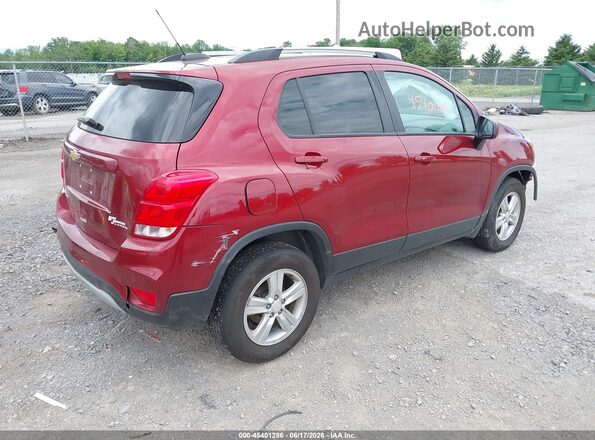 KL7CJPSM9NB515073 2022 CHEVROLET TRAX Red Задня права чверть